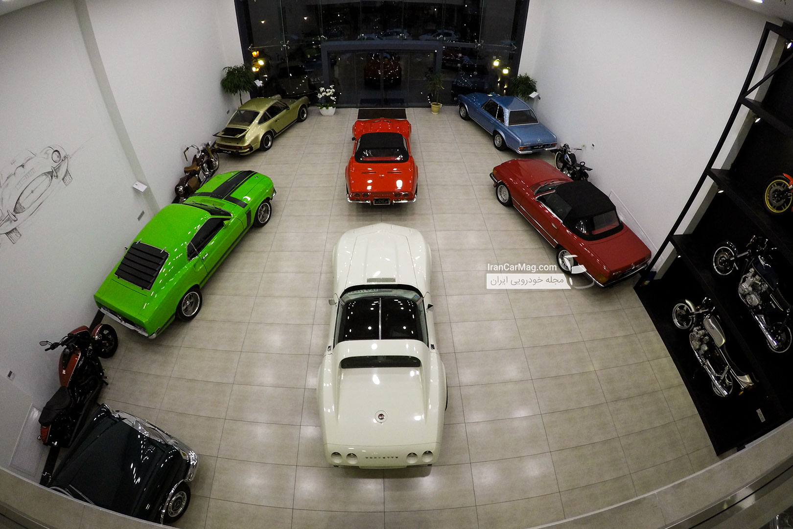  افتتاح گالری هشت، بهشت موتور و خودروهای کلاسیک + تصاویر اختصاصی و فیلم