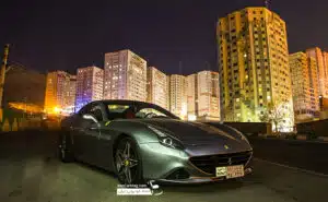 آزمایش رانندگی با اولین فراری کالیفرنیا T گذرموقت در ایران