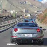 آزمایش رانندگی با اولین فراری کالیفرنیا T گذرموقت در ایران
