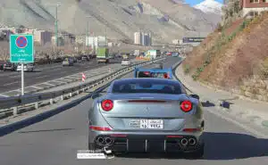 آزمایش رانندگی با اولین فراری کالیفرنیا T گذرموقت در ایران