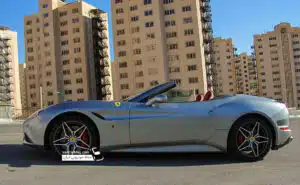 آزمایش رانندگی با اولین فراری کالیفرنیا T گذرموقت در ایران