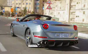 آزمایش رانندگی با اولین فراری کالیفرنیا T گذرموقت در ایران