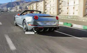 آزمایش رانندگی با اولین فراری کالیفرنیا T گذرموقت در ایران