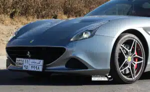 آزمایش رانندگی با اولین فراری کالیفرنیا T گذرموقت در ایران