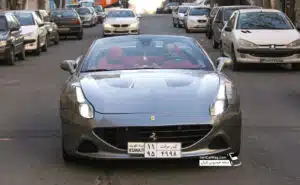 آزمایش رانندگی با اولین فراری کالیفرنیا T گذرموقت در ایران