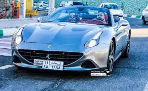 آزمایش رانندگی با اولین فراری کالیفرنیا T گذرموقت در ایران