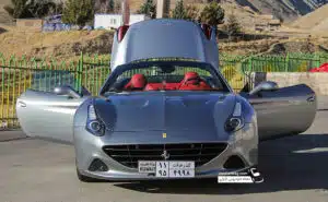 آزمایش رانندگی با اولین فراری کالیفرنیا T گذرموقت در ایران