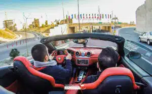 آزمایش رانندگی با اولین فراری کالیفرنیا T گذرموقت در ایران