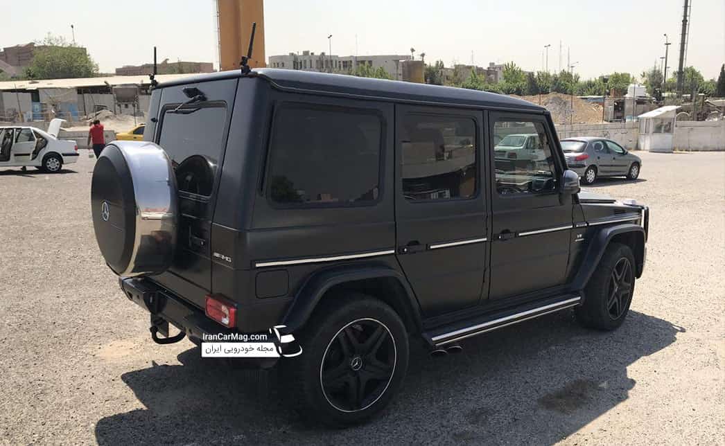مرسدس بنز G کلاس 8سیلندر گذرموقت در تهران + عکس