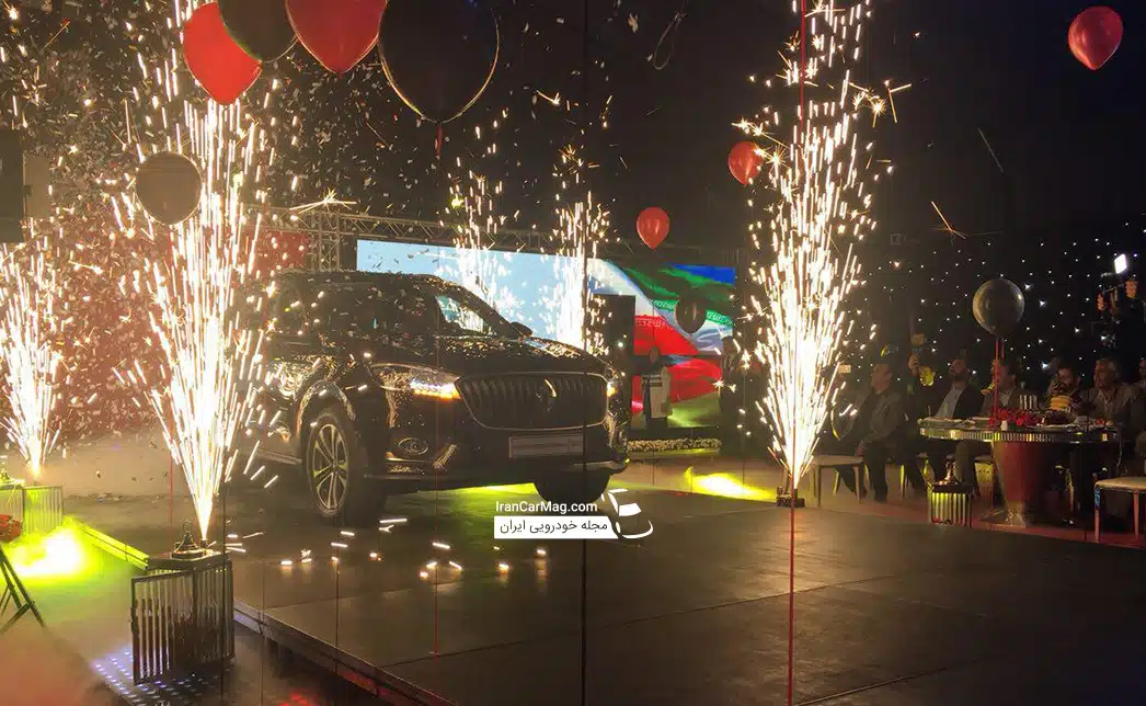 بورگوارد BX7 و BX5 در برج میلاد رونمایی شد