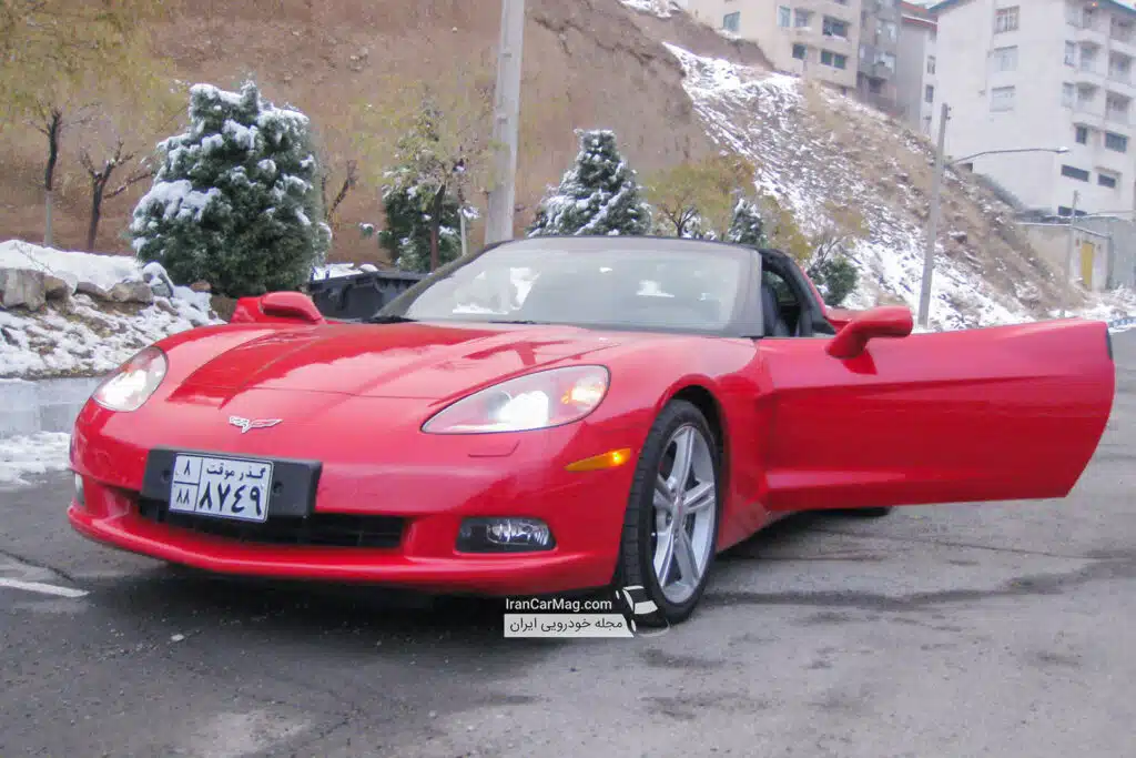 آزمایش رانندگی با شورولت کوروت C6 گذرموقت در تهران