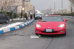 آزمایش رانندگی با شورولت کوروت C6 گذرموقت در تهران