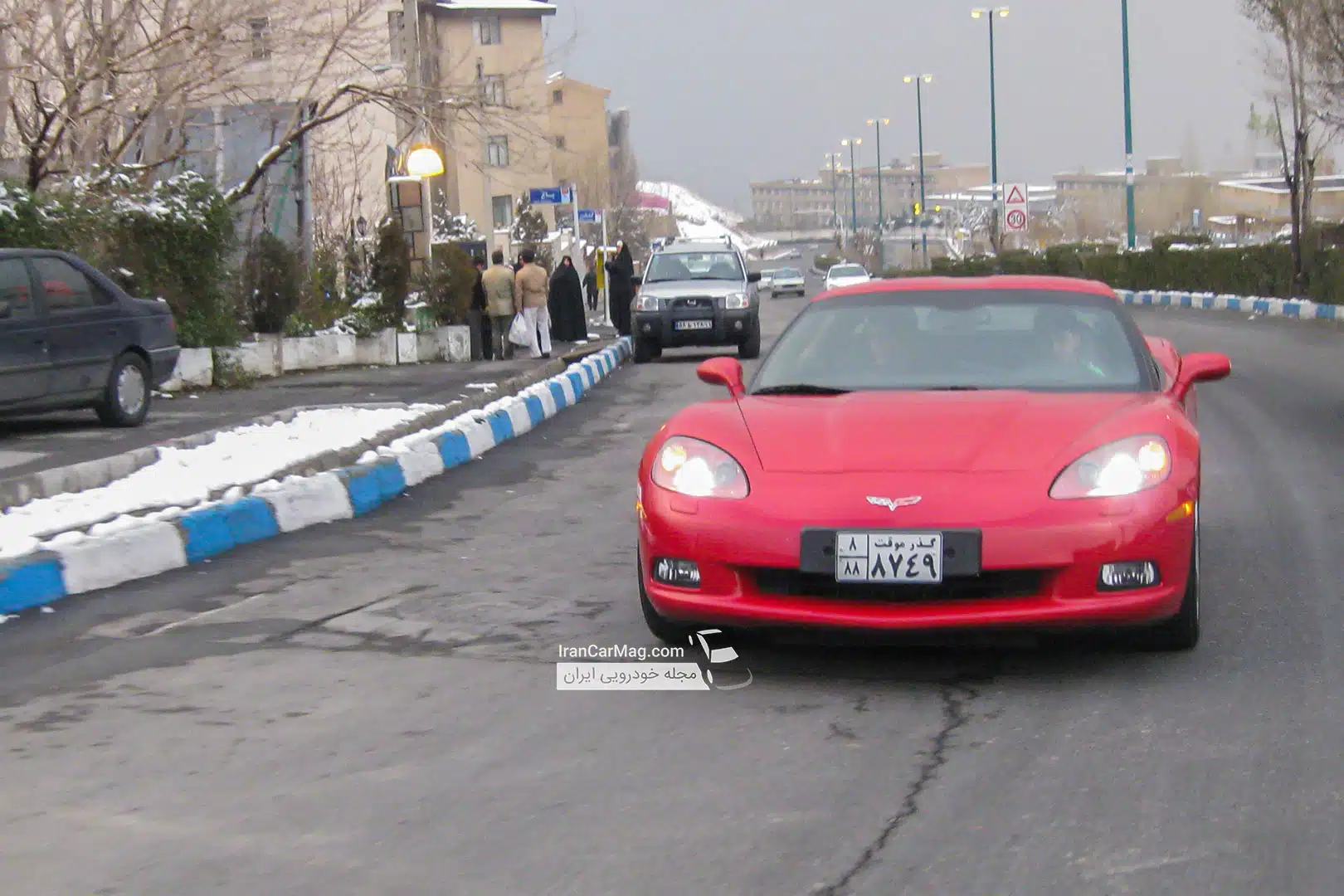 آزمایش رانندگی با شورولت کوروت C6 گذرموقت در تهران