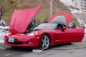 آزمایش رانندگی با شورولت کوروت C6 گذرموقت در تهران