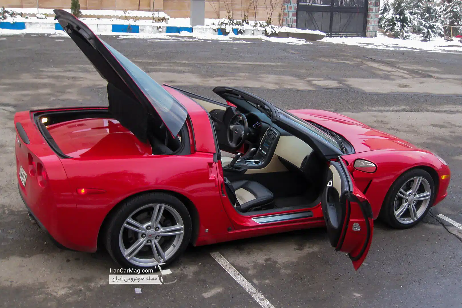 آزمایش رانندگی با شورولت کوروت C6 گذرموقت در تهران