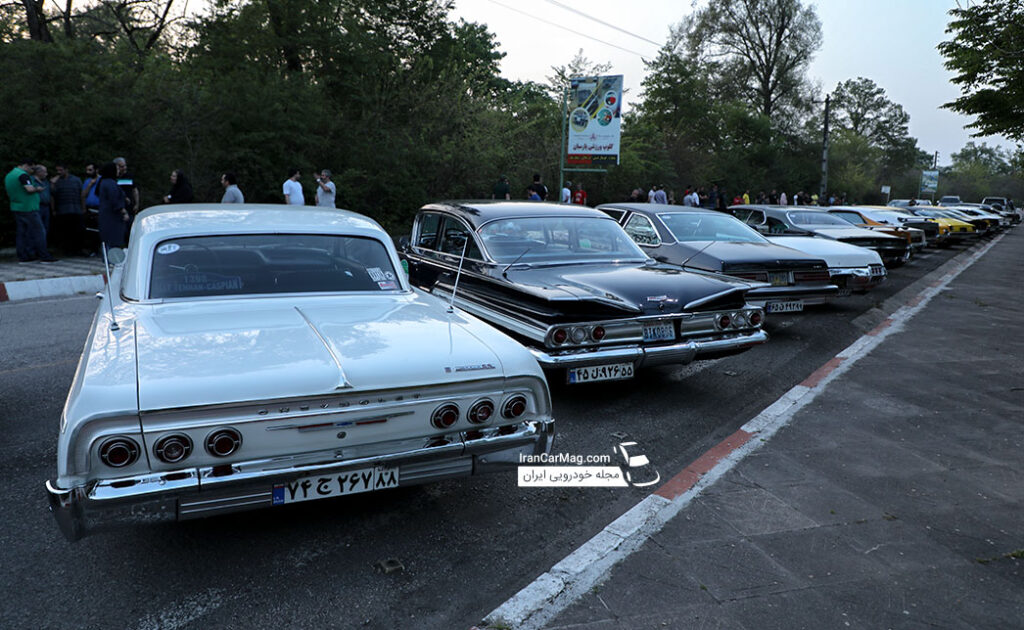 رالی خانوادگی خودروهای کلاسیک تهران کاسپین در سال ۹۸ + تصاویر و فیلم