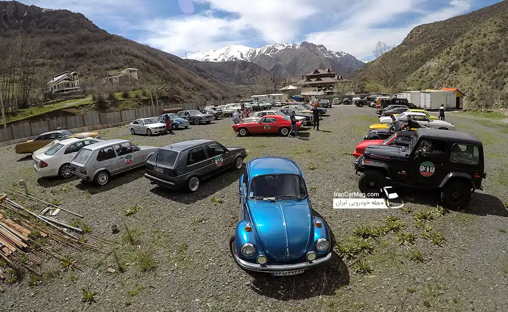 رالی خانوادگی خودروهای کلاسیک، تهران کاسپین در سال 98 + تصاویر و فیلم