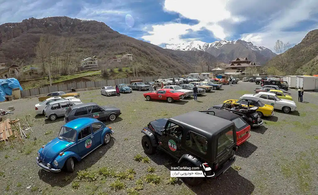 رالی خانوادگی خودروهای کلاسیک تهران کاسپین در سال ۹۸ + تصاویر و فیلم