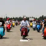 دوره همی وسپا سواران به مناسبت روز وسپا در تهران+ فیلم و عکس