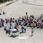 دوره همی وسپا سواران به مناسبت روز وسپا در تهران+ فیلم و عکس