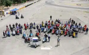 دوره همی وسپا سواران به مناسبت روز وسپا در تهران+ فیلم و عکس