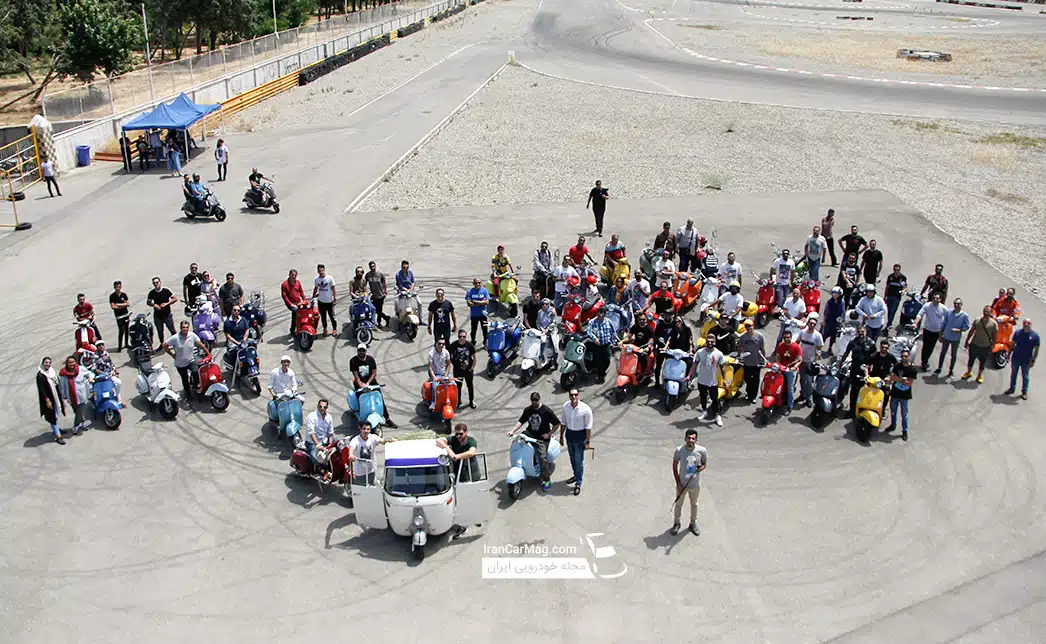 دوره همی وسپا سواران به مناسبت روز وسپا در تهران+ فیلم و عکس