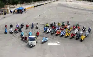 دوره همی وسپا سواران به مناسبت روز وسپا در تهران+ فیلم و عکس