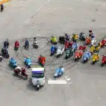 دوره همی وسپا سواران به مناسبت روز وسپا در تهران+ فیلم و عکس