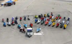 دوره همی وسپا سواران به مناسبت روز وسپا در تهران+ فیلم و عکس