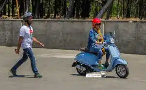 دوره همی وسپا سواران به مناسبت روز وسپا در تهران+ فیلم و عکس