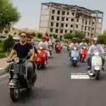 دوره همی وسپا سواران به مناسبت روز وسپا در تهران+ فیلم و عکس