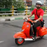 دوره همی وسپا سواران به مناسبت روز وسپا در تهران+ فیلم و عکس