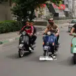 دوره همی وسپا سواران به مناسبت روز وسپا در تهران+ فیلم و عکس