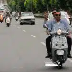 دوره همی وسپا سواران به مناسبت روز وسپا در تهران+ فیلم و عکس