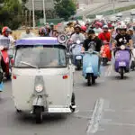 دوره همی وسپا سواران به مناسبت روز وسپا در تهران+ فیلم و عکس