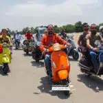 دوره همی وسپا سواران به مناسبت روز وسپا در تهران+ فیلم و عکس