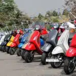 دوره همی وسپا سواران به مناسبت روز وسپا در تهران+ فیلم و عکس