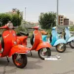 دوره همی وسپا سواران به مناسبت روز وسپا در تهران+ فیلم و عکس