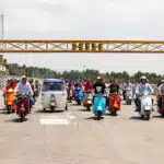 دوره همی وسپا سواران به مناسبت روز وسپا در تهران+ فیلم و عکس