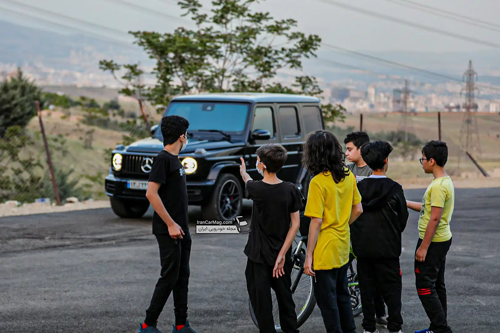 رانندگی با مرسدس بنز G63 AMG در تهران توسط حسن رزاقی
