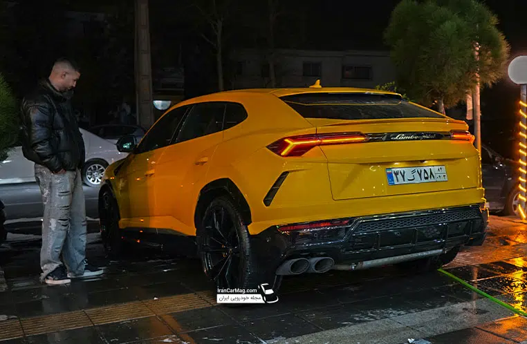 لامبورگینی اوروس در تهران - لامبورگینی گذرموقت 8 سیلندر!