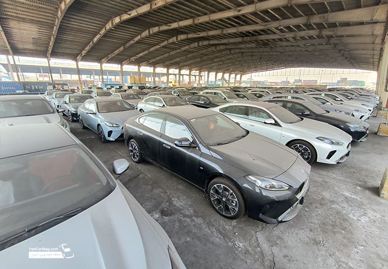 محموله جدید بی ام و پرشیا خودرو در مسیر ترخیص! BMW 225L و بی ام سری 1 بخشی از محموله!
