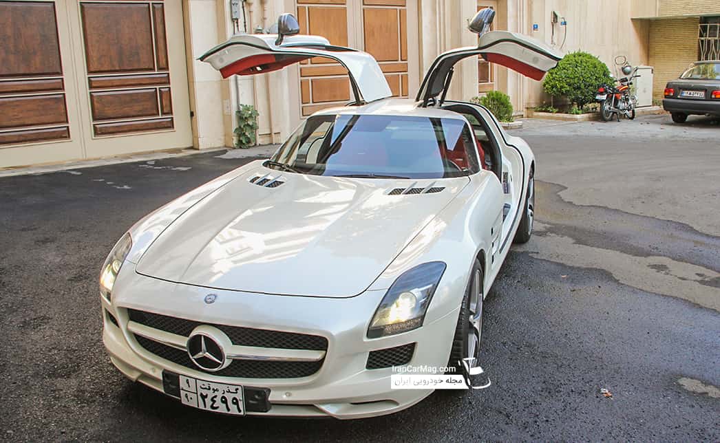 مرسدس بنز SLS AMG بلک سریز زرد 12 سیلندر؛ خاصترین و گرانترین بنز پلاک ملی ایران + عکس