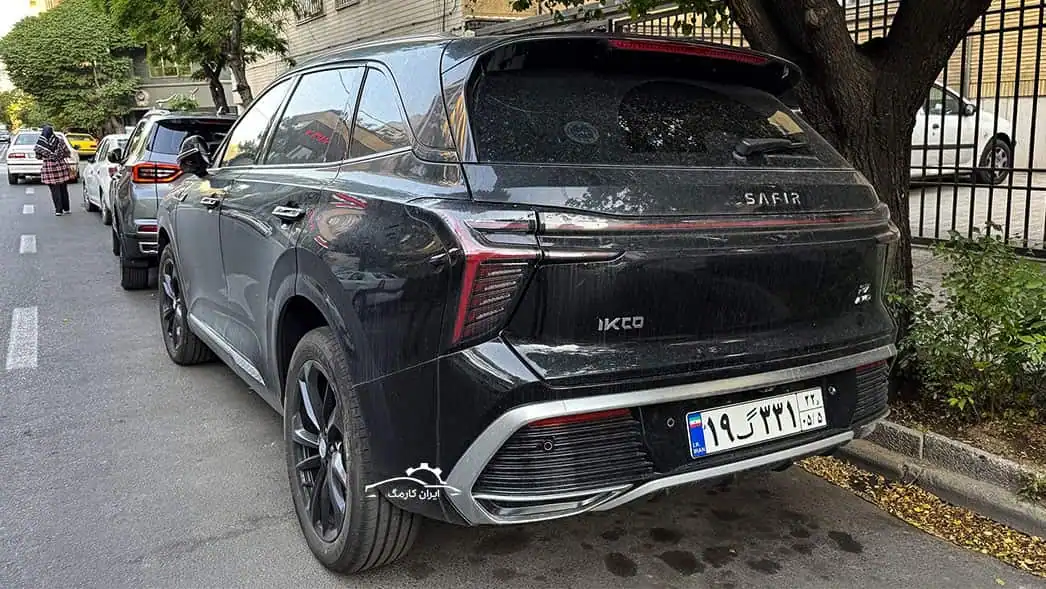 خودرو سفیر R7 محصول جدید ایران خودرو با پلاک گذرموقت در تهران رویت شد