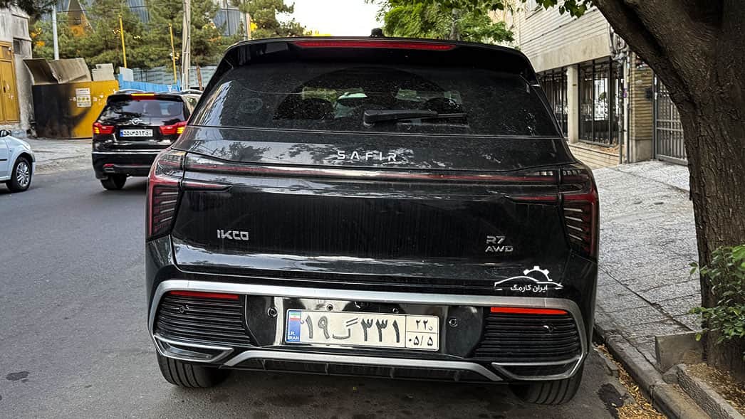 خودرو سفیر R7 محصول جدید ایران خودرو با پلاک گذرموقت در تهران رویت شد