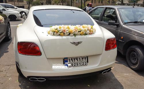 بنتلی هایی که برای مراسم عروسی در ایران مورد استفاده قرار گرفتند
