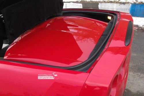 محفظه ای که برای قرار دادن سقف فلزی در شورولت کوروت درنظر گرفته شده است.