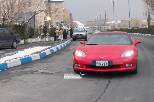 آزمایش رانندگی با شورولت کوروت C6 گذرموقت/ آمریکایی 8 سیلندر کف تهران