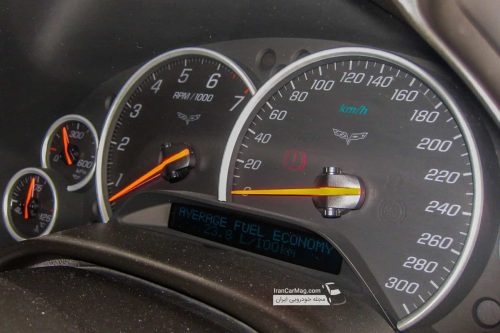 میانگین مصرف سوخت بنزین در شورولت C6