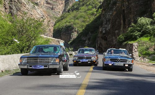 رالی خانوادگی خودروهای کلاسیک، تهران کاسپین در سال 98 + تصاویر و فیلم